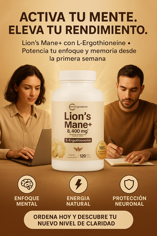 Lion's mane+ Despierta tu Mente